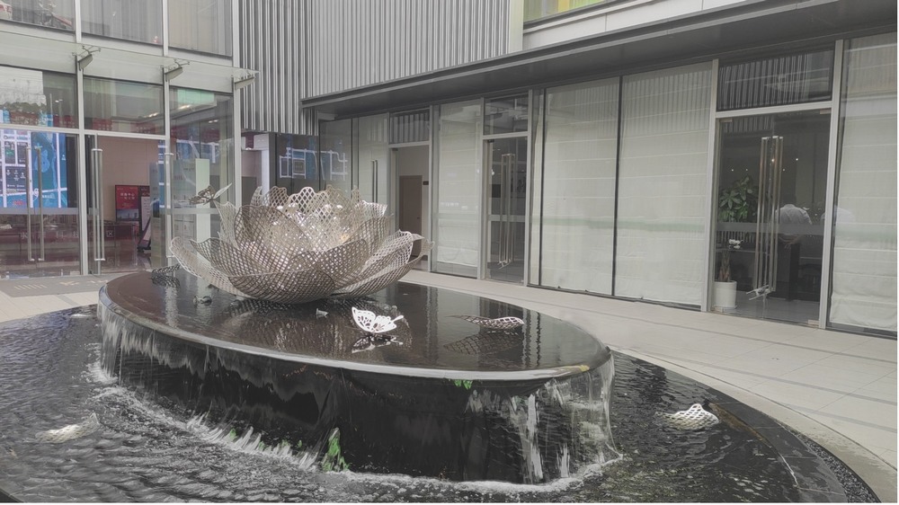 杭集莲花镂空+水景