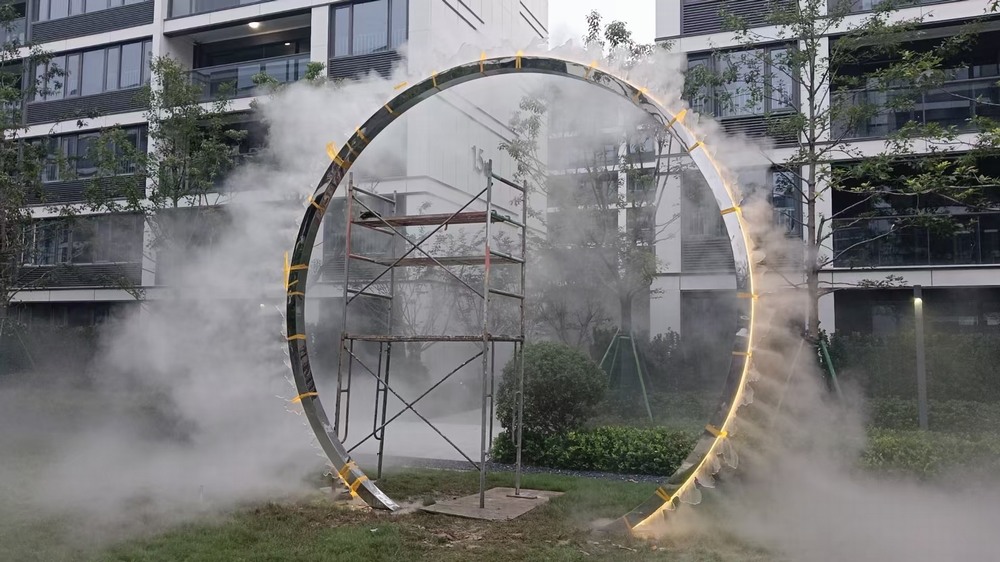 浙江杭州-不锈钢圆圈雾森-陈