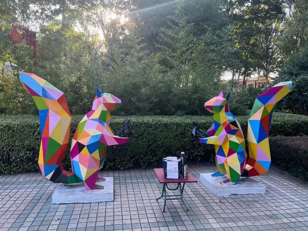 泰州姜堰生活街道雕塑