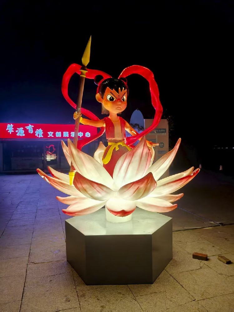 肇源-仙女莲花宝座+哪吒