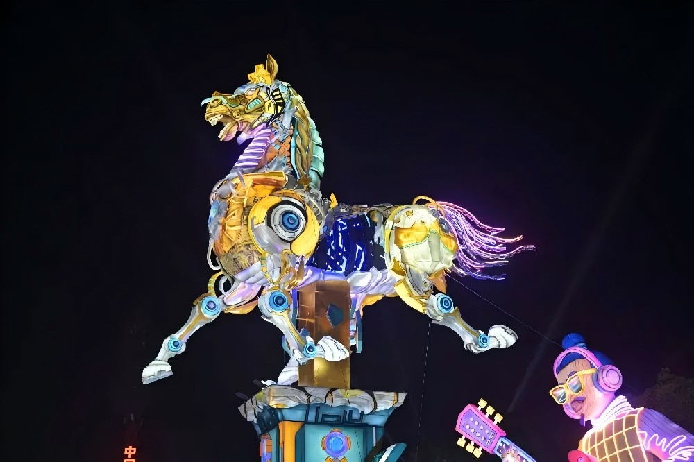 机械马 马年花灯新年花灯