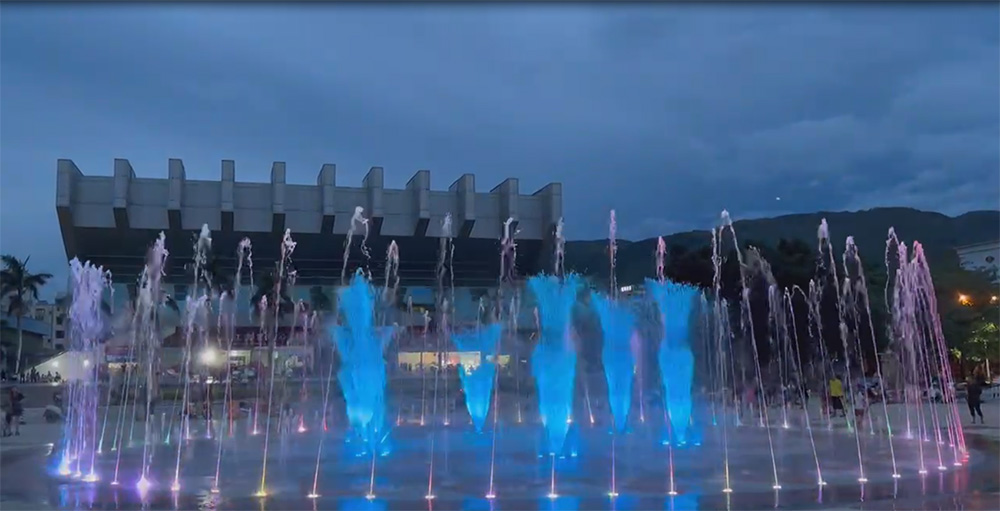 云南元江音乐喷泉项目：声光水舞点亮城市公共空间