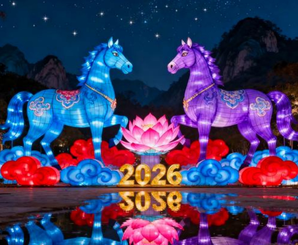 2026 马年主题花灯惊艳登场